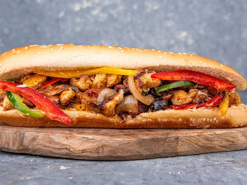 Chicken Fajitas sandwich