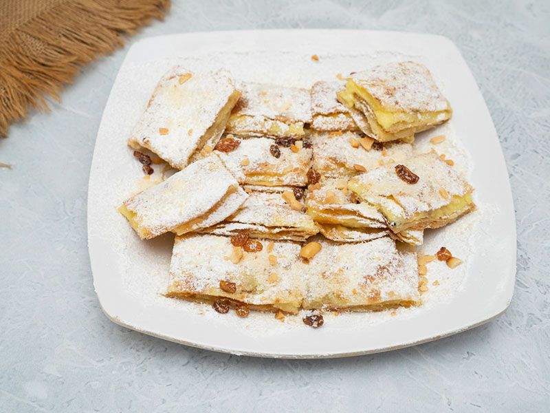 Nuts Custard Pie