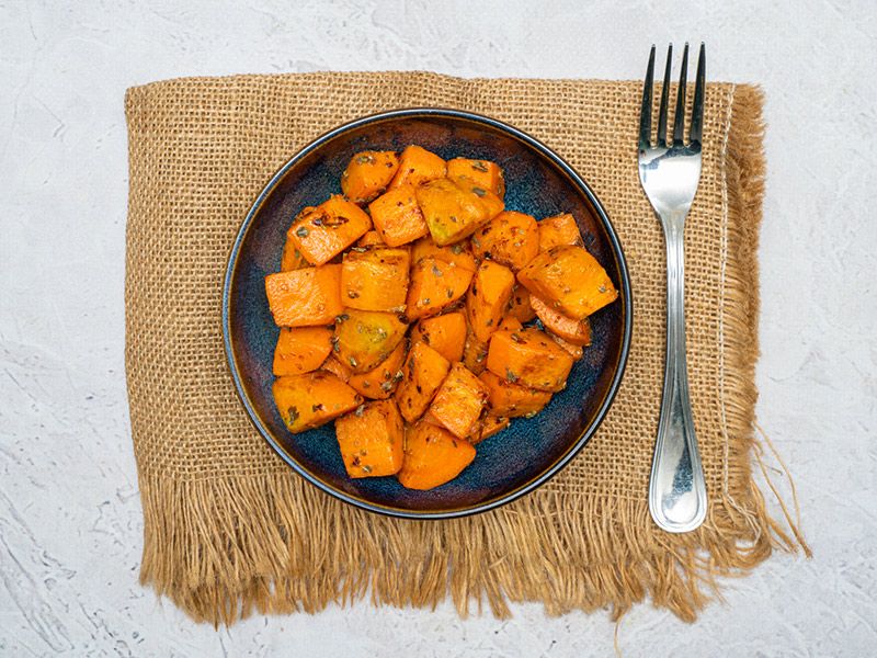Grilled Carrots Cubes