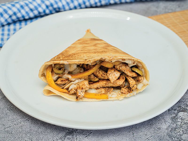 Chicken Fajita Crepe