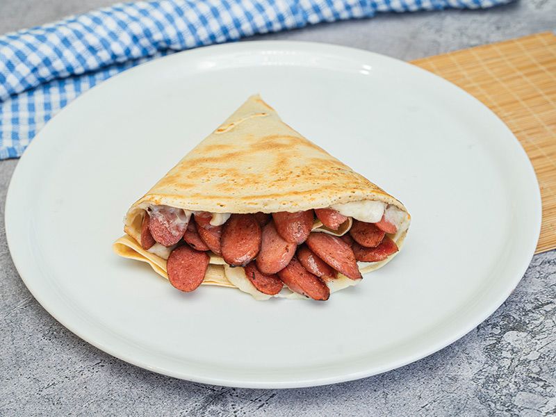 Hot Dog Crepe