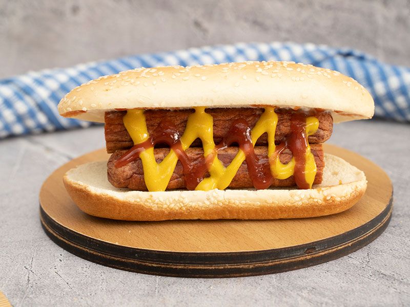 Hot dog sandwich