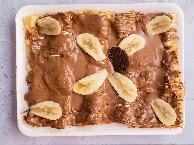 Nutella Banana Pie