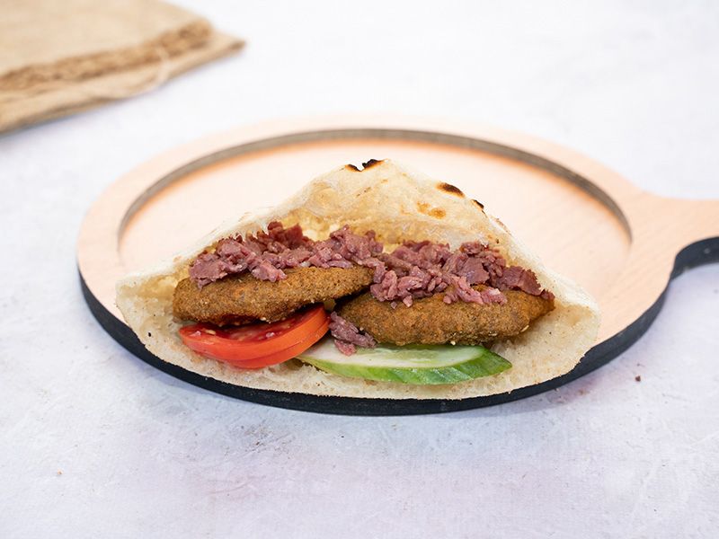 Ta'ameya with Bastirma