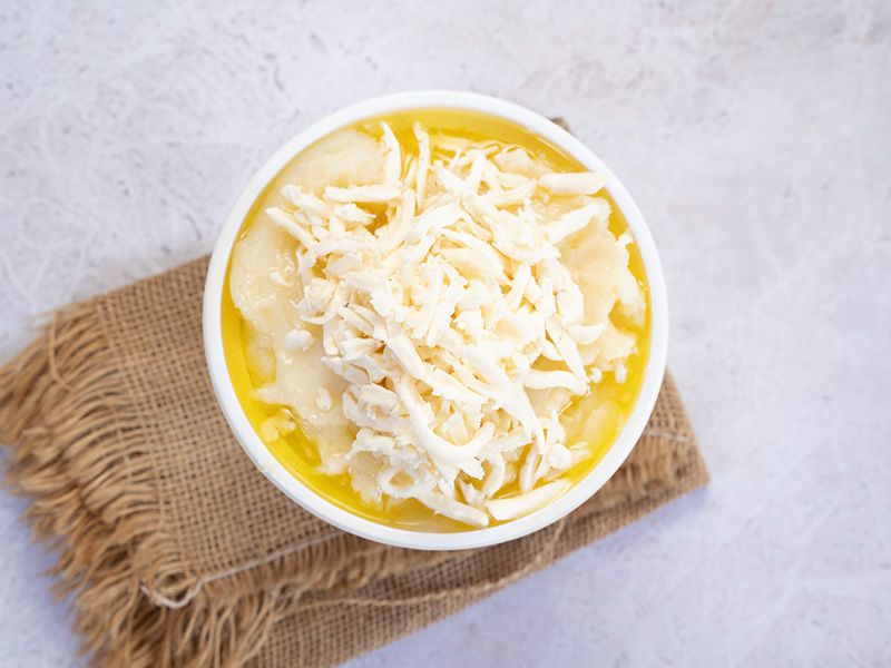 Mashed Potato Box with Romy Cheese
