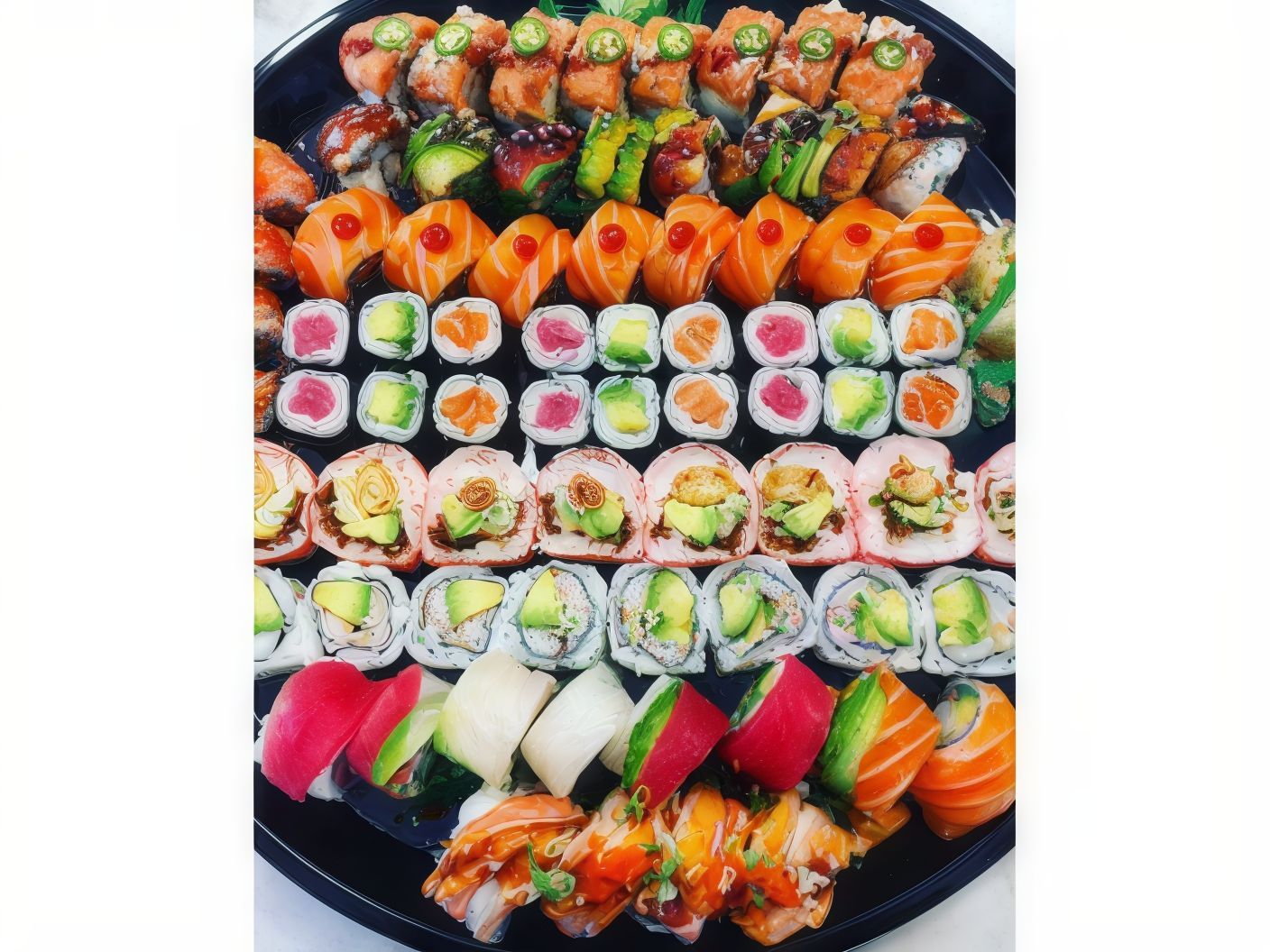 70 Piece Combination Platter