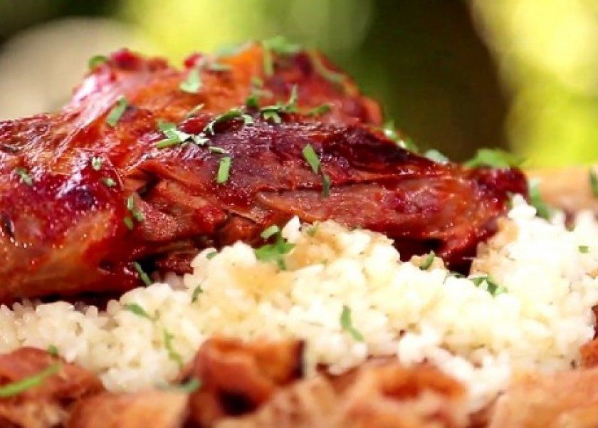 Fried Veal Meat Fatteh