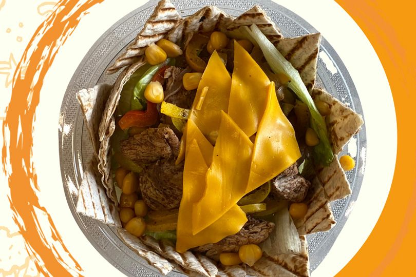 Chicken Quesadilla Salad