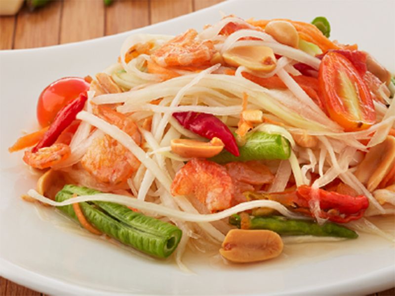 20. Thai Som Thum Salad