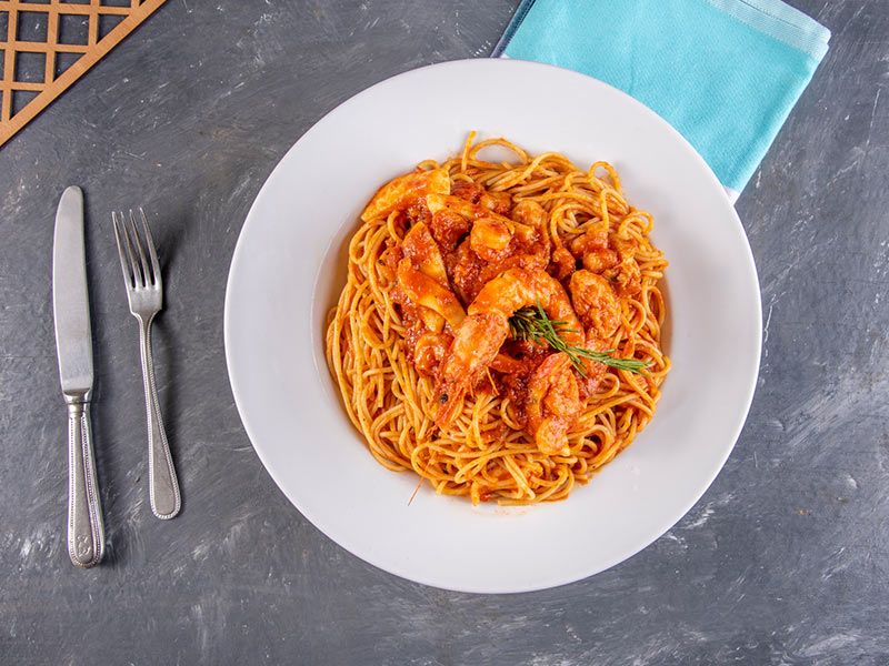 Spaghetti with Seafood