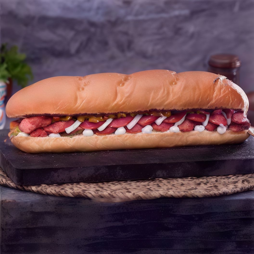 Mexican Hot Dog Sandwich