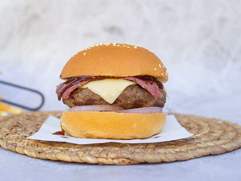 El Cheese Burger Sandwich Single
