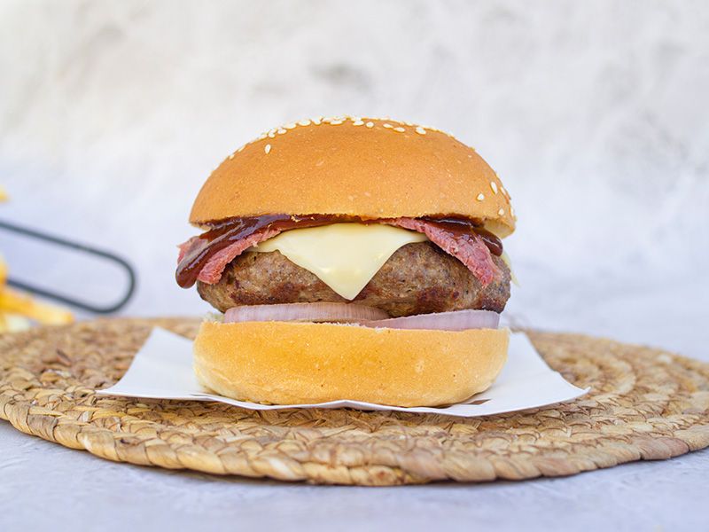 Cowboy Burger Sandwich