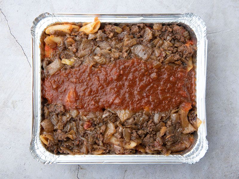 Special Pasta With Minced Meat Casserole