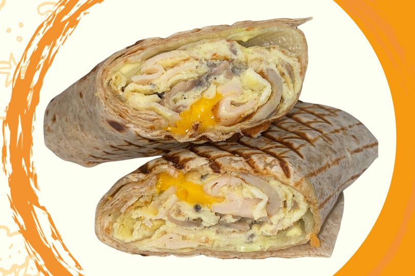 Egg And Smoked Turkey Wrap