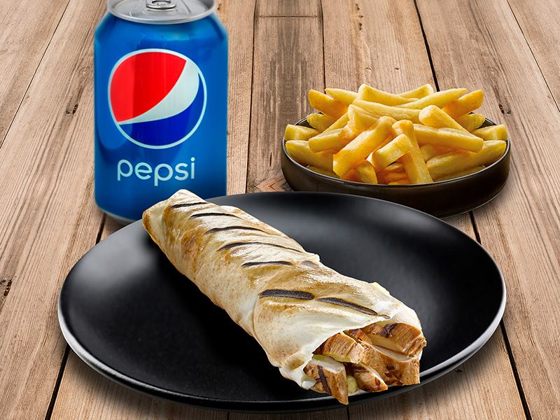 Grilled Chicken Fillet Wrap Combo