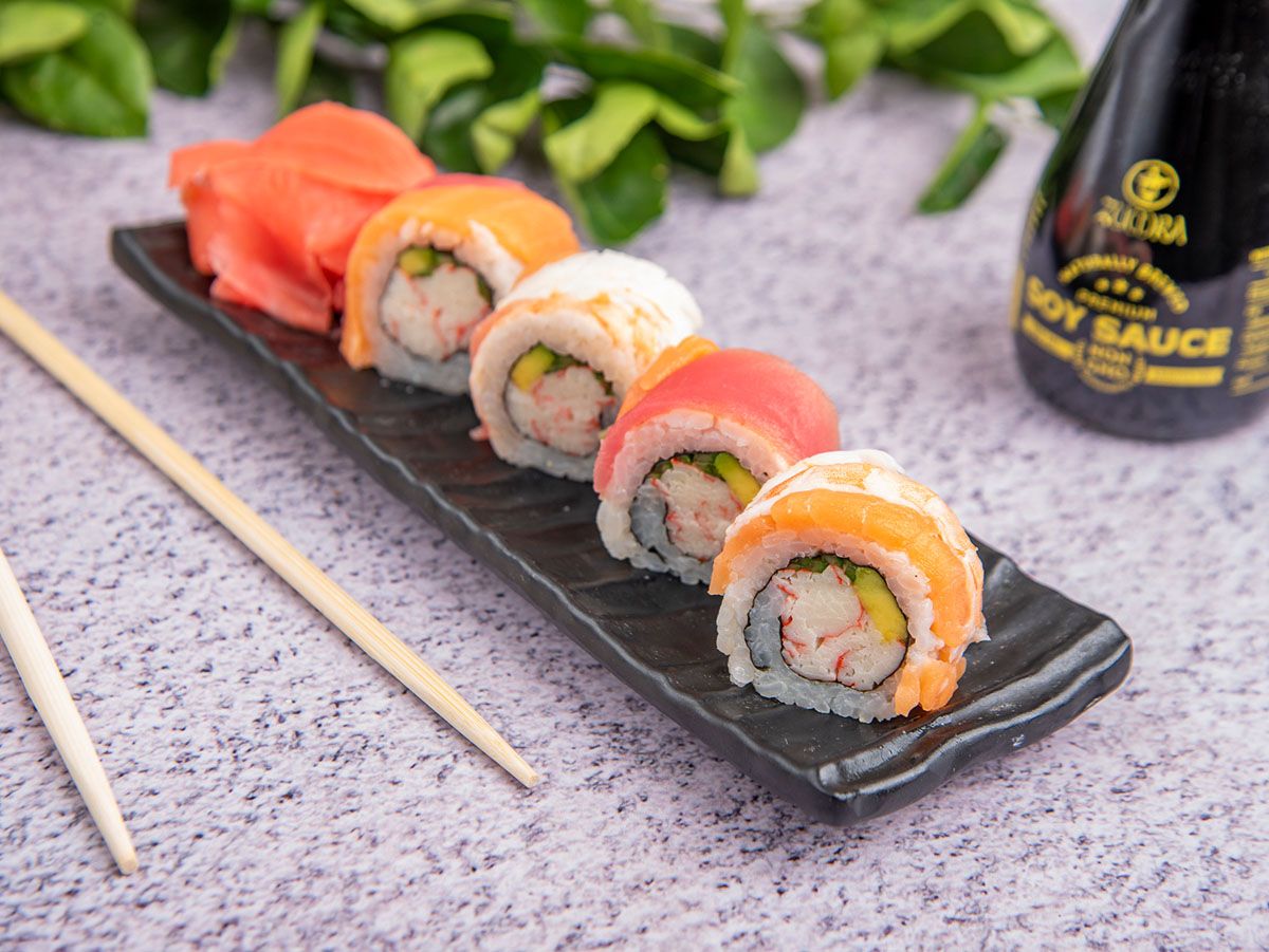New Style Rainbow Roll