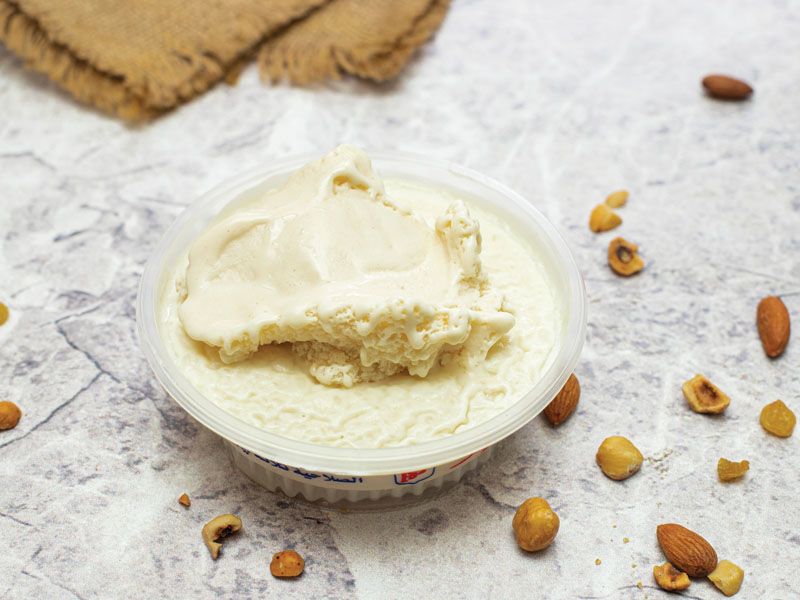 Rice Pudding With Ice Cream