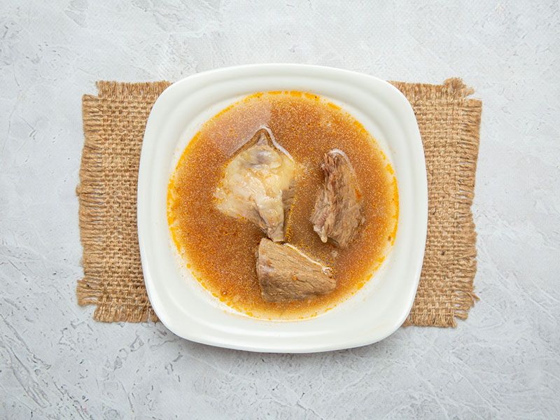 Meat tagine with soup