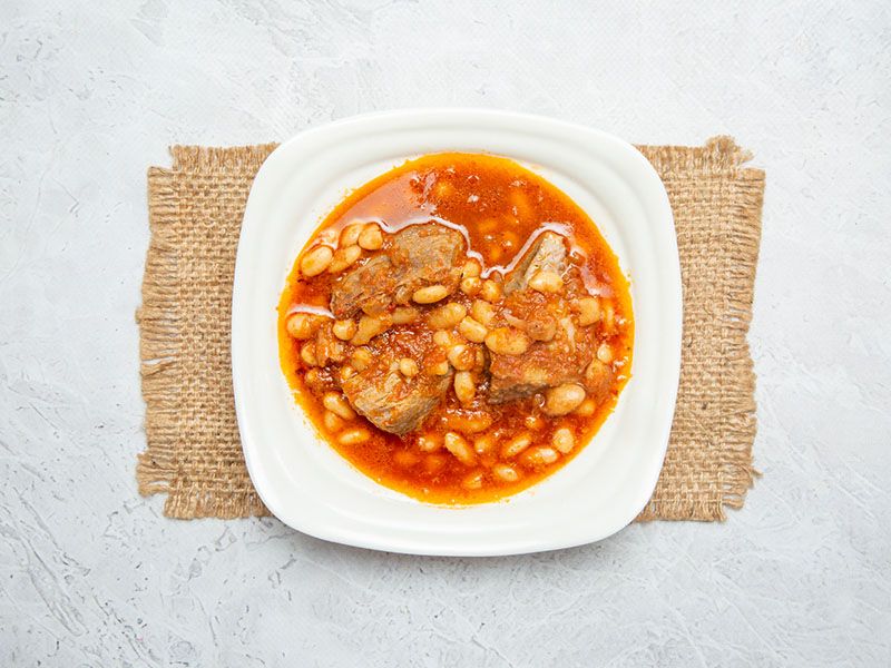 Meat tagine with vegetables