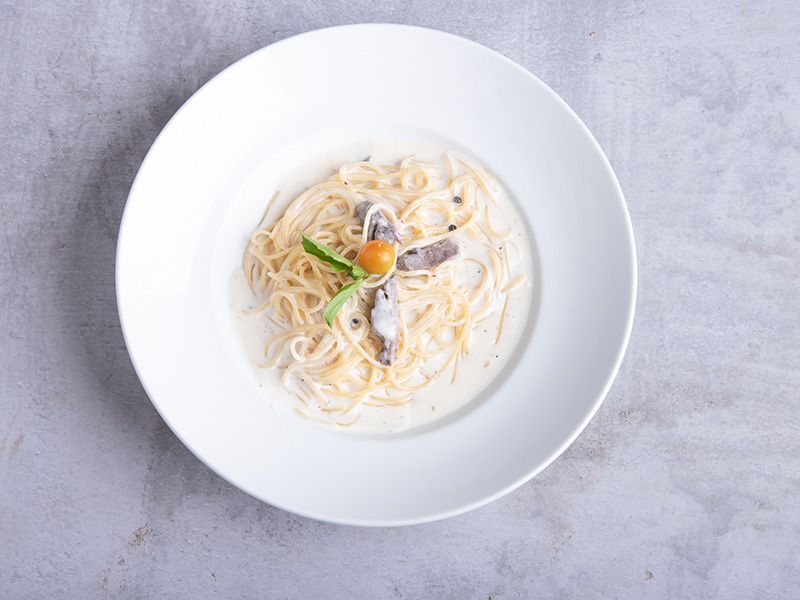 Spaghetti mushroom