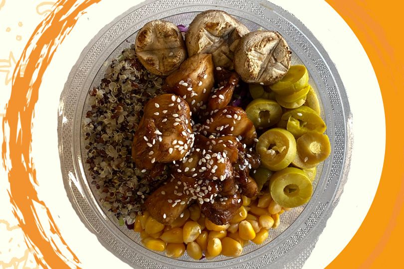 Chicken Teriyaki Salad