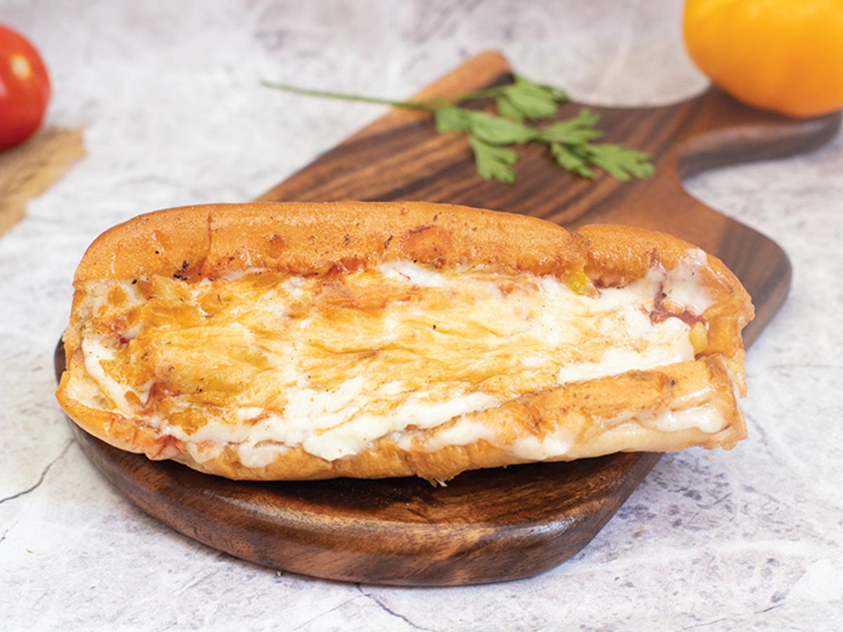 Omelet Mozzarella Cheese Sandwich