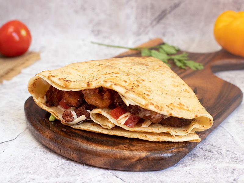 Burger With Pastrami Crepe
