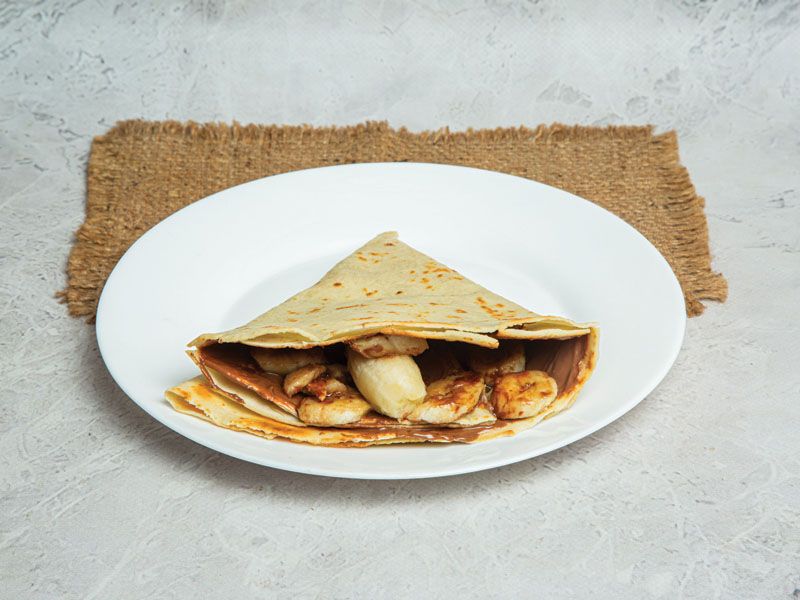 Nutella Chocolate With Banana Crepe