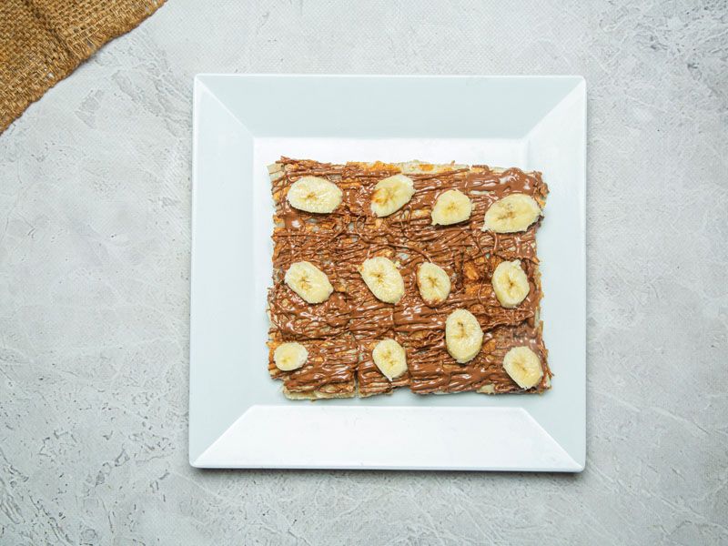 Nutella Chocolate With Banana Pie