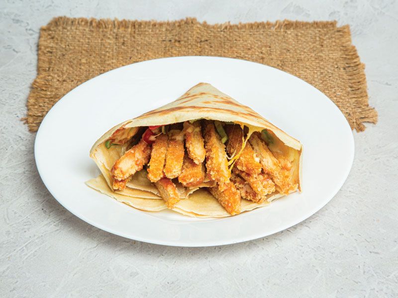 Spicy Chicken Zinger Crepe