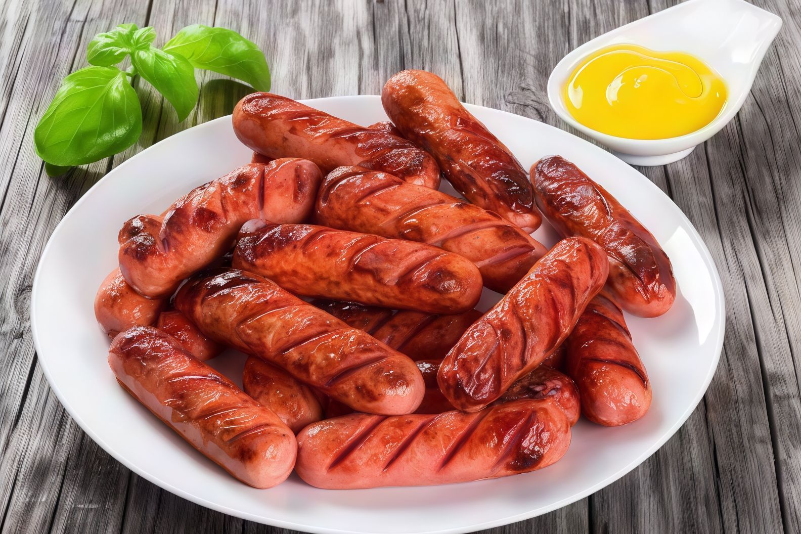 Smoked Oriental Sausage Sandwich