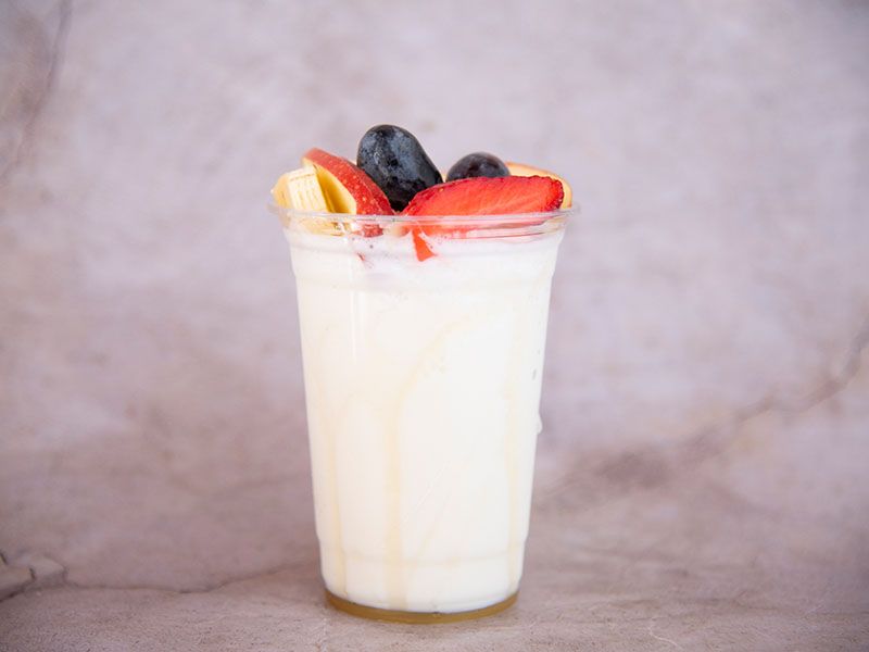 Plain Yogurt And Honey