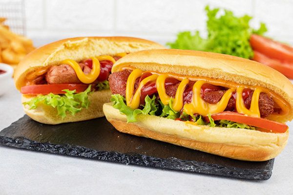 Hot dog and fries