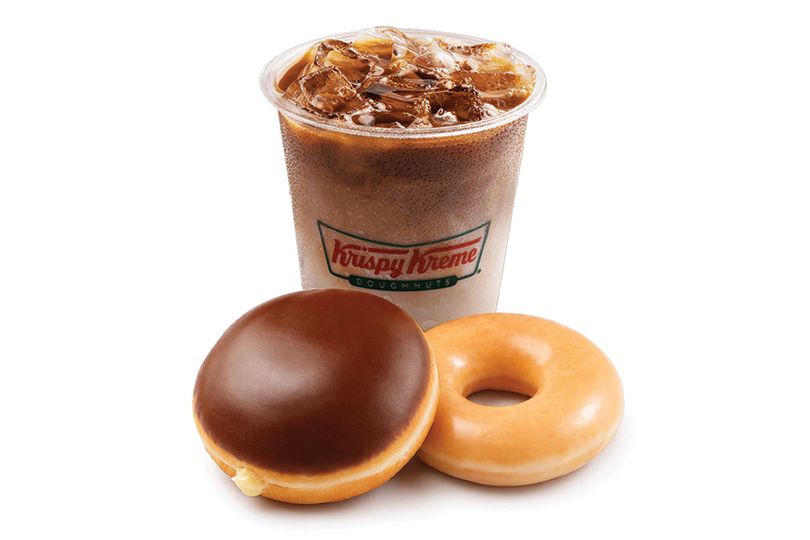 2 Doughnuts (1 Original Glazed Doughnut + 1 Doughnut) + Drink