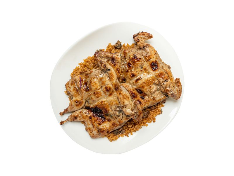 2 Charcoal-Grilled Quails
