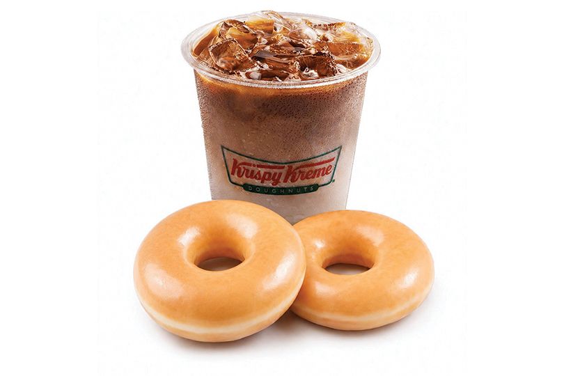 2 Original Glazed Doughnuts + Drink
