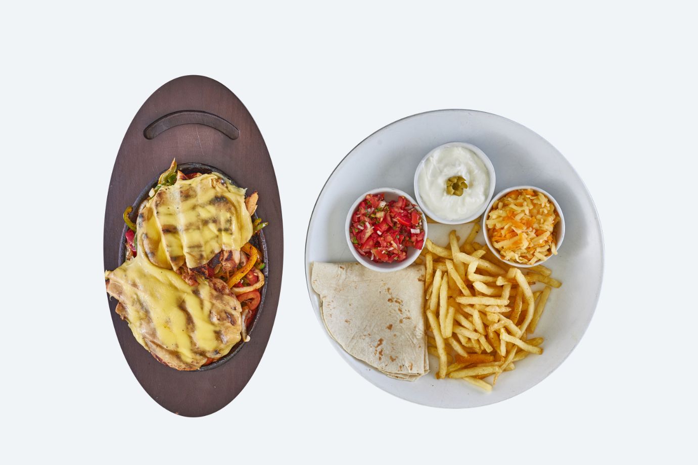 Melted Cheese Chicken Fajita
