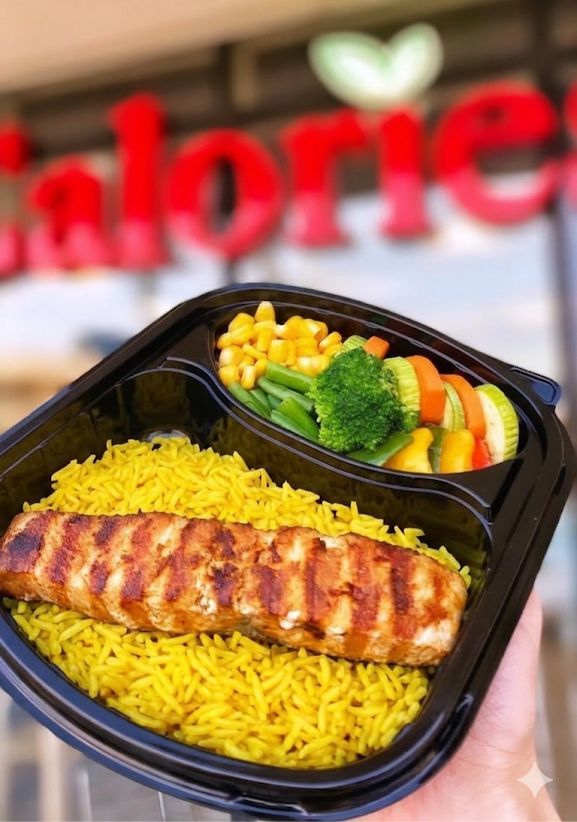 Grilled Steak Salmon - 652 Calories