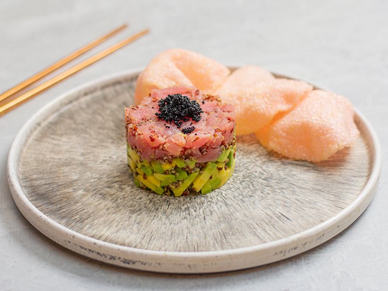 Quinoa Tuna Tartar