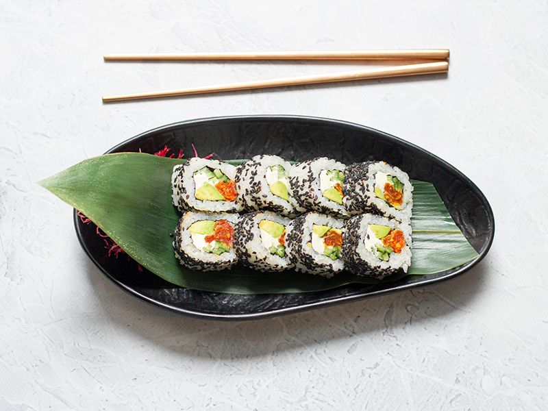 Green Roll Uramaki - 4 Pieces