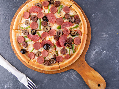 Hot Dog Oriental Pizza