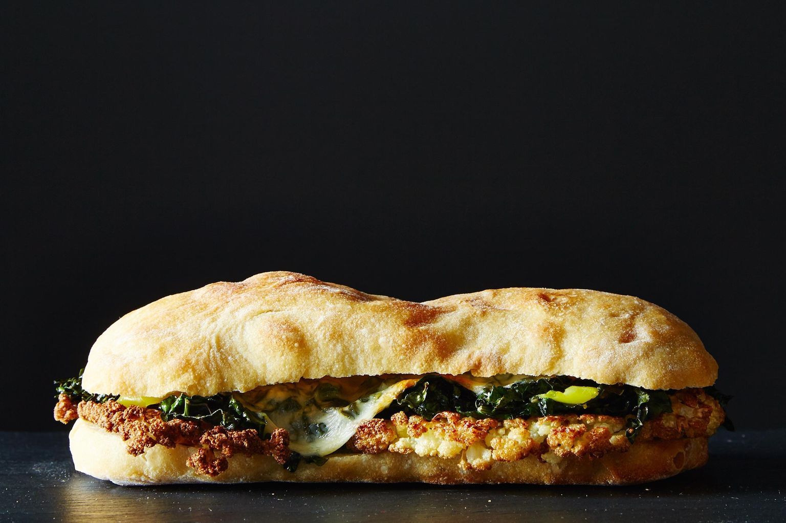 Cauliflower sandwich