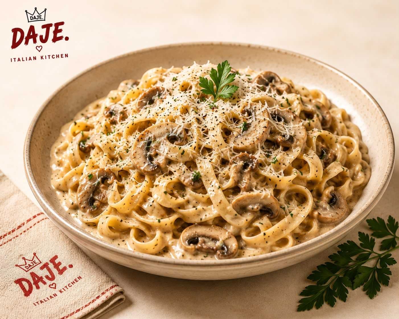 Tagliatelle Al Funghi