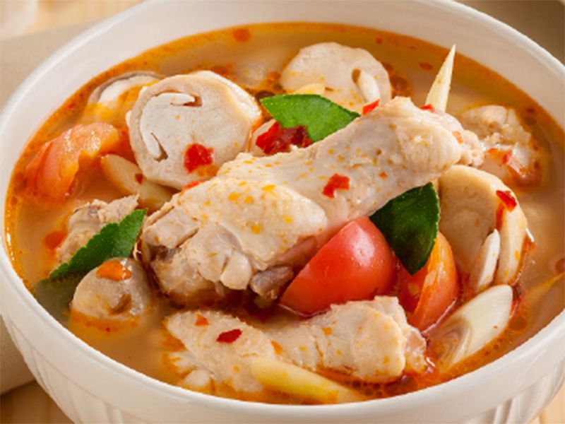 34. Tom Yam Kai Soup