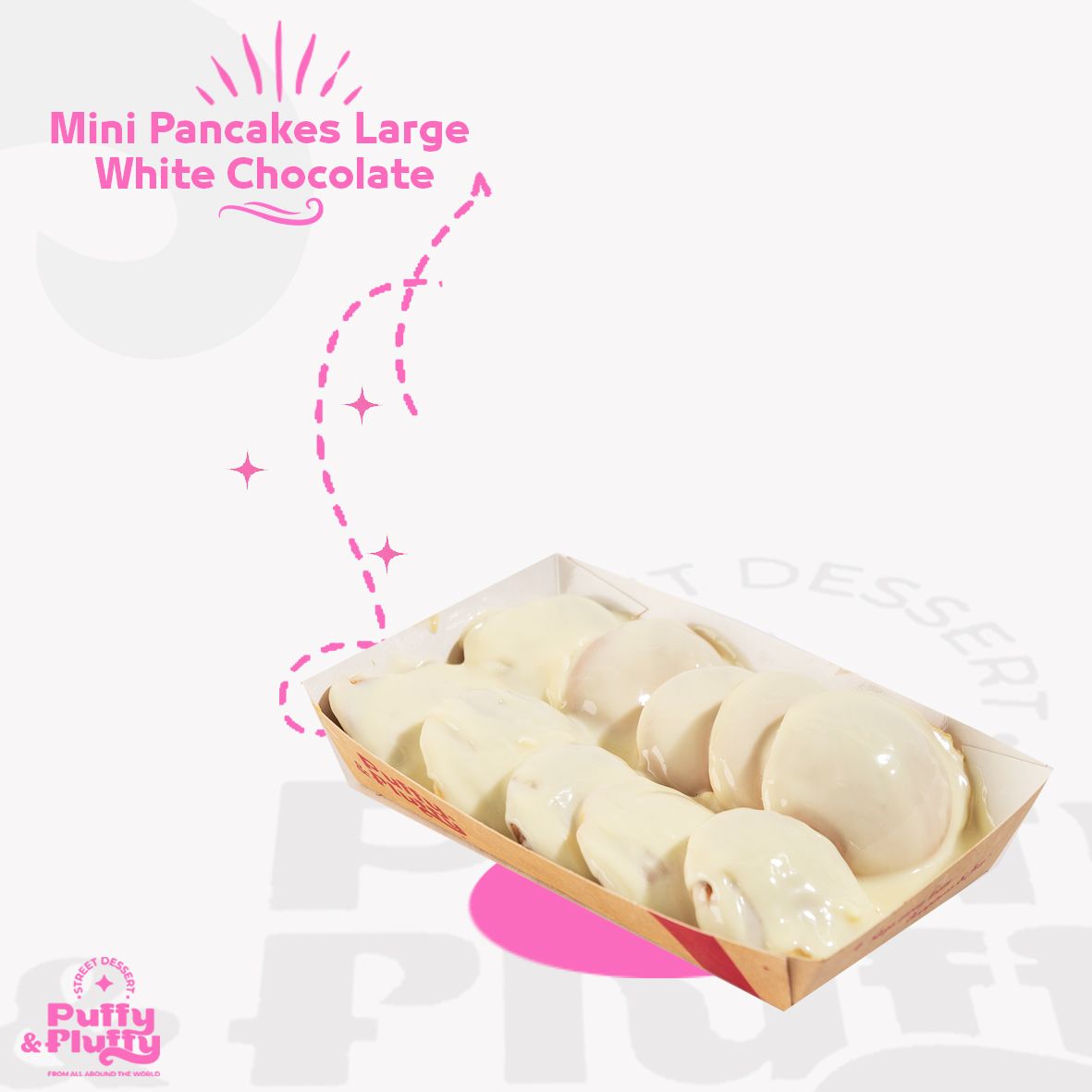 Mini Pancakes White Chocolate