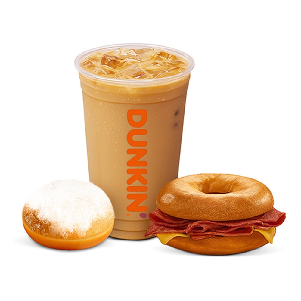 Beef Bacon N' Cheese Bagel Combo Small