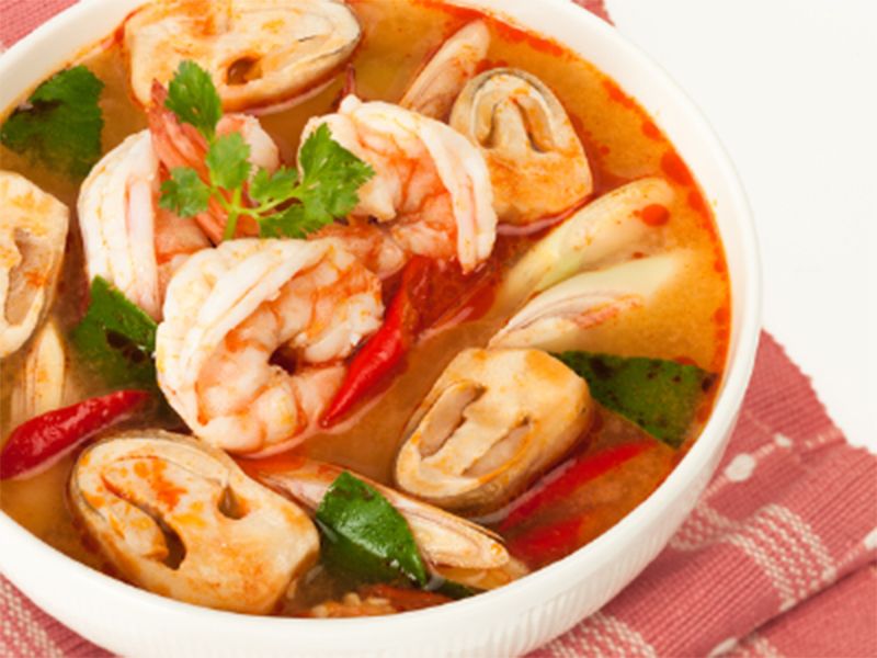 37. Tom Yam Koong Soup