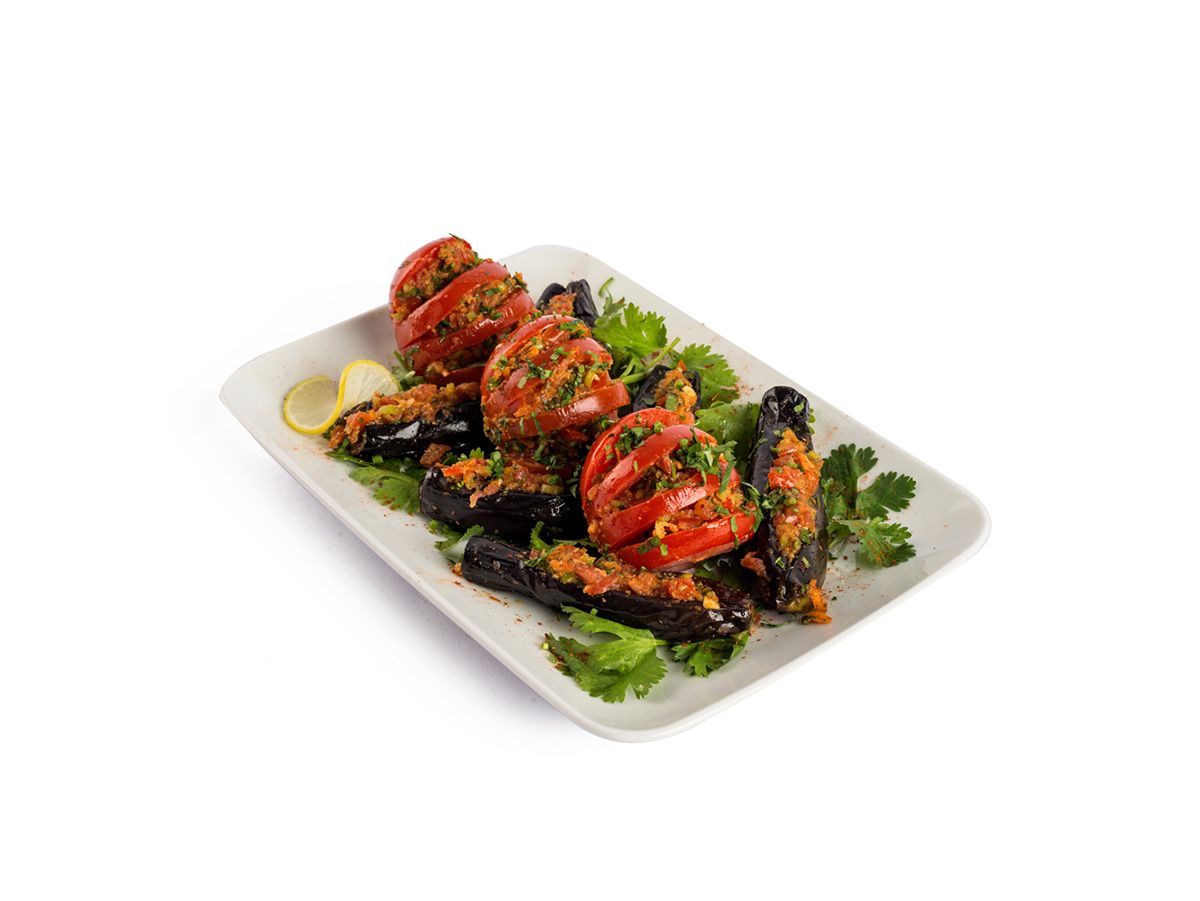 Pickled Eggplant Tomato with Garlic