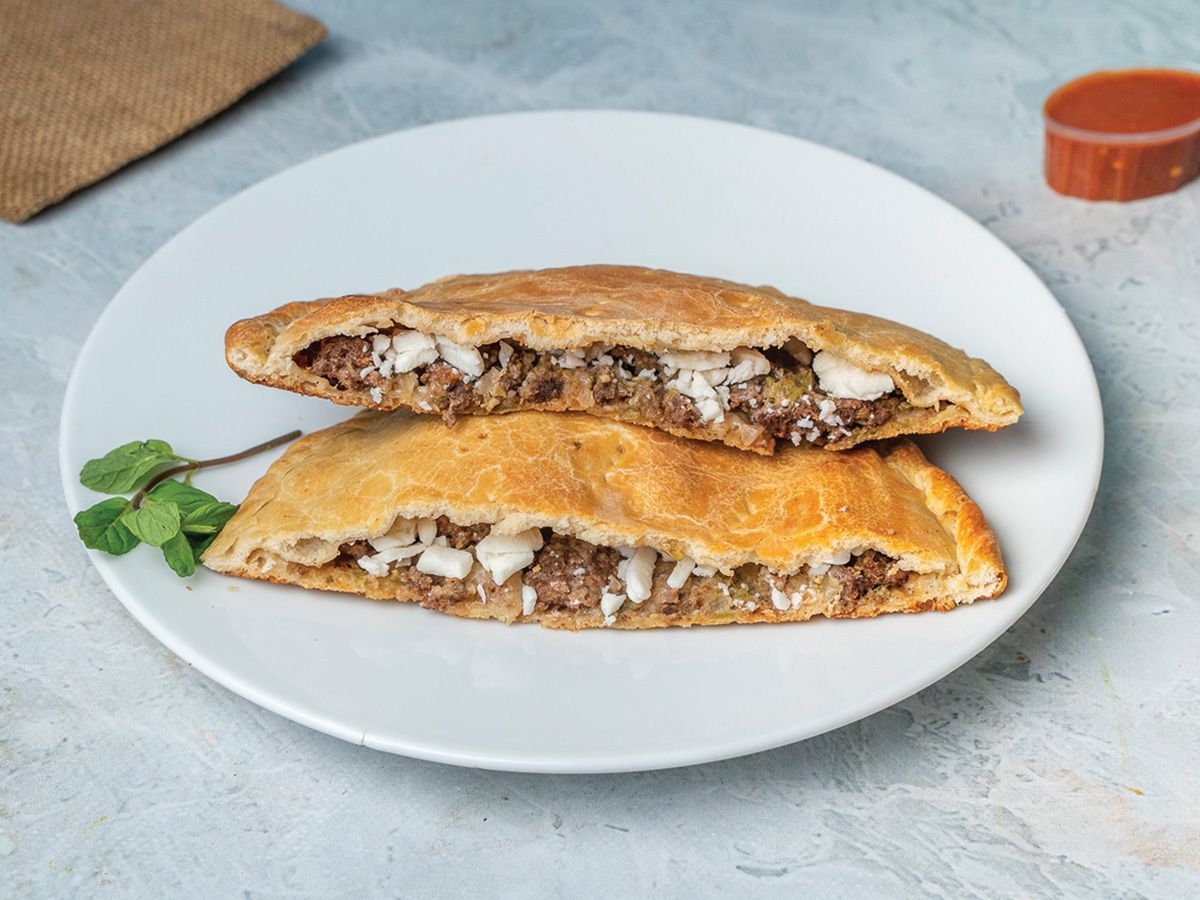 Meat Hawawshi with Cheese